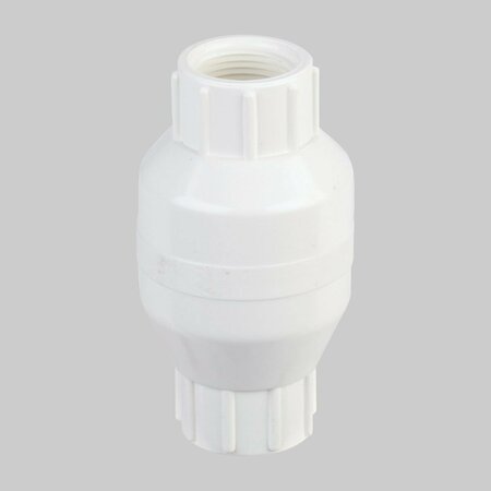 PROLINE 3/4 In. PVC Schedule 40 Spring Loaded Check Valve 101-104